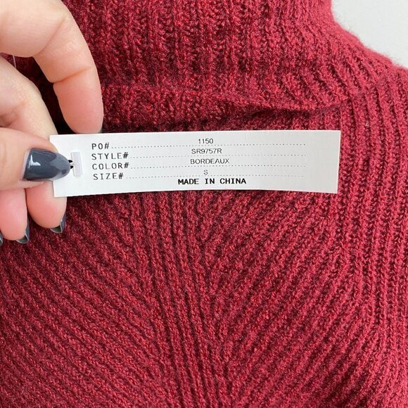 Sweet Romeo BNWT ribbed turtleneck sweater - Picture 7 of 9
